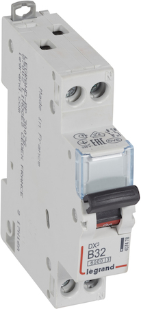 Legrand 407478 Авт.вкл.DX3 1п+N В32А 6kA/10кА