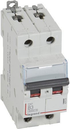 Legrand 407504 Авт.выкл.DX3 2П B3A 6000/10kA