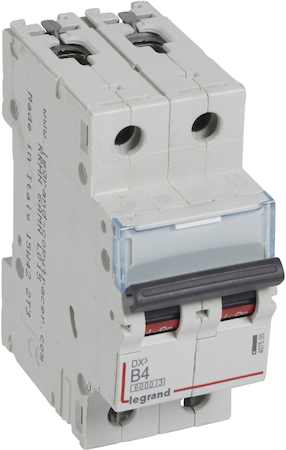 Legrand 407505 Авт.выкл.DX3 2П B4A 6000/10kA