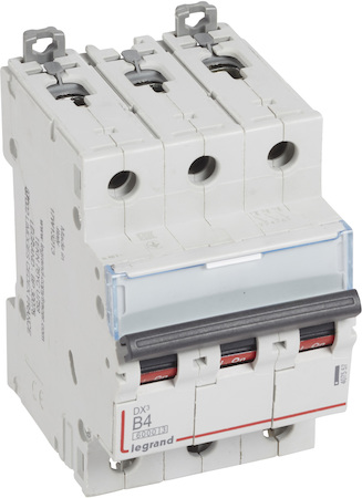 Legrand 407557 Авт.выкл.DX3 3П B4A 6000/10kA