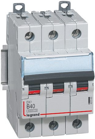 Legrand 407565 Авт.выкл.DX3 3П B40A 6000/10kA