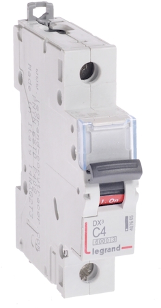 Legrand 407665 Авт.выкл.DX3 1П С4A 6000/10kA