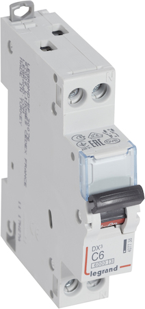 Legrand 407738 Авт.выкл.DX3 1п+N С6А 6kA/10кА