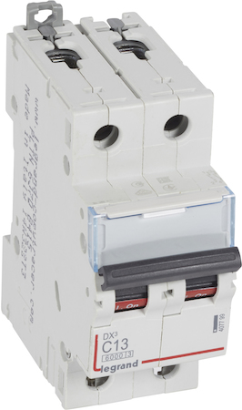Legrand 407799 Авт.выкл.DX3 2П С13A 6000/10kA