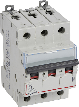 Legrand 407858 Авт.выкл.DX3 3П С13A 6000/10kA