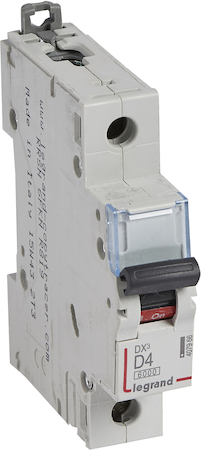 Legrand 407966 Авт.выкл.DX3 1П D4A 6000/10kA