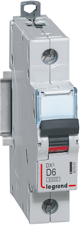 Legrand 407967 Авт.выкл.DX3 1П D6A 6000/10kA
