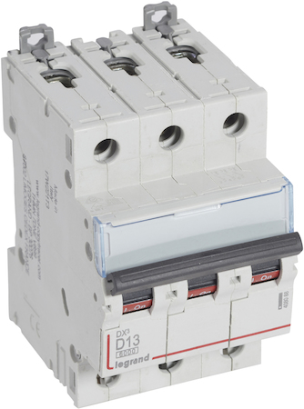 Legrand 408088 Авт.выкл.DX3 3П D13A 6000/10kA