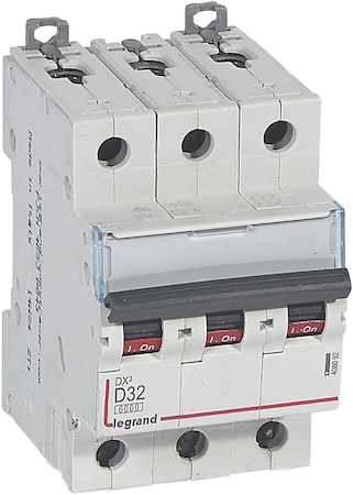 Legrand 408092 Авт.выкл.DX3 3П D32A 6000/10kA
