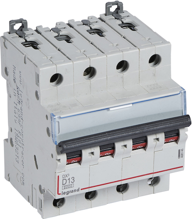 Legrand 408146 Авт.выкл.DX3 4П D13A 6000/10kA