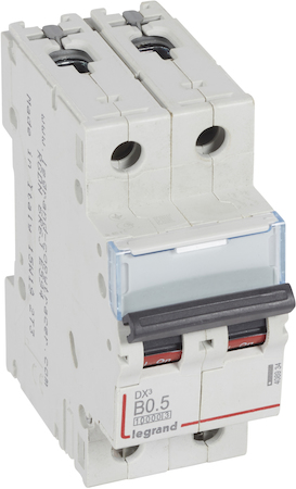 Legrand 408934 Авт.вкл.DX3 2П B0,5A 10kA/16kA