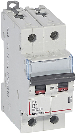Legrand 408935 Авт.выкл.DX3 2П B1A 10kA/16kA