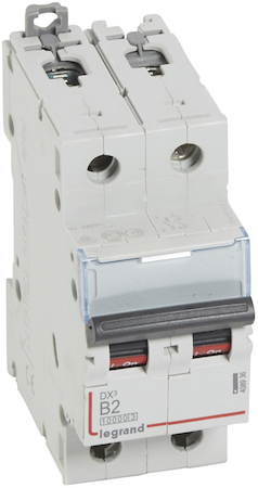 Legrand 408936 Авт.выкл.DX3 2П B2A 10kA/16kA