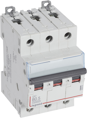 Legrand 408983 Авт.вкл.DX3 3П B0,5A 10kA/16kA