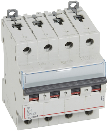Legrand 409058 Авт.выкл.DX3 4П B1A 10kA/16kA