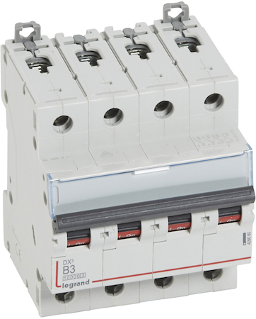 Legrand 409060 Авт.выкл.DX3 4П B3A 10kA/16kA