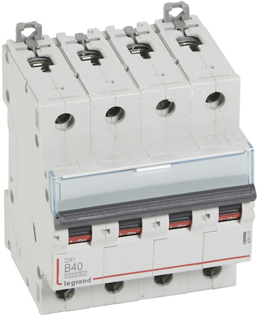 Legrand 409069 Авт.выкл.DX3 4П B40A 10kA/16kA