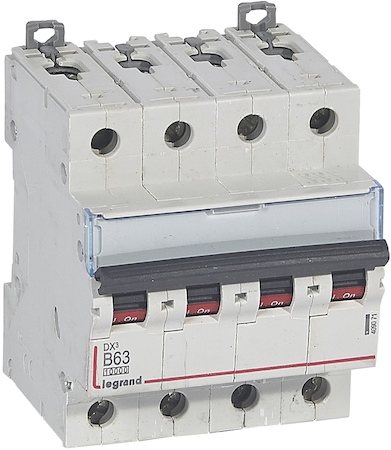 Legrand 409071 Авт.выкл.DX3 4П B63A 10kA/16kA