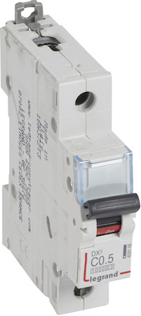 Legrand 409106 Авт.вкл.DX3 1П C0,5A 10kA/16kA