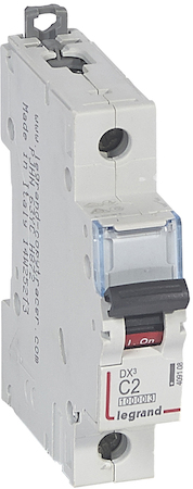 Legrand 409108 Авт.выкл.DX3 1П C2A 10kA/16kA