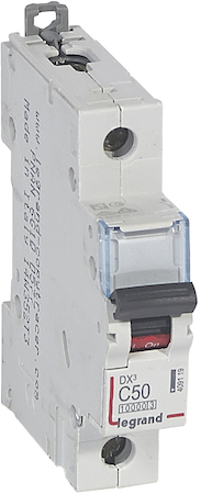 Legrand 409119 Авт.выкл.DX3 1П C50A 10kA/16kA