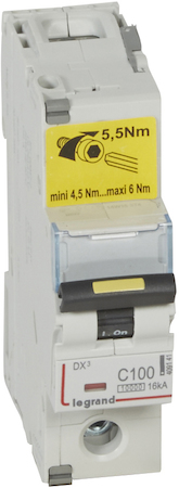 Legrand 409141 Авт.вкл.DX3 1П C100A 10kA/16kA