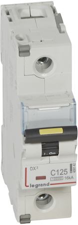 Legrand 409142 Авт.вкл.DX3 1П C125A 10kA/16kA