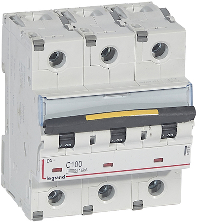 Legrand 409281 Авт.вкл.DX3 3П C100A 10kA/16kA