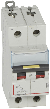 Legrand 409570 Авт.вк.DX3 DC C25A 2П 10/16kA