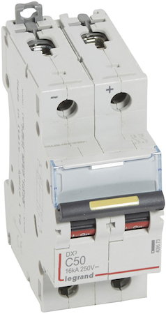 Legrand 409573 Авт.вк.DX3 DC C50A 2П 10/16kA