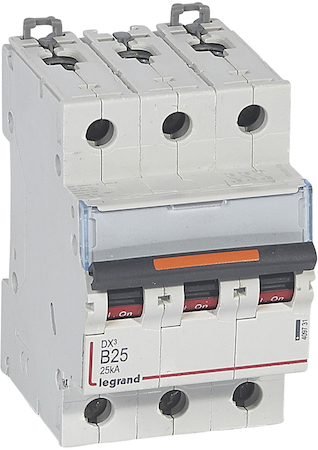 Legrand 409731 Авт.выкл.DX3 B25 3П 25kA