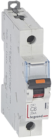 Legrand 409753 Авт.выкл.DX3 1П C6A 25кА