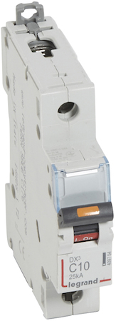 Legrand 409754 Авт.выкл.DX3 1П C10A 25кА