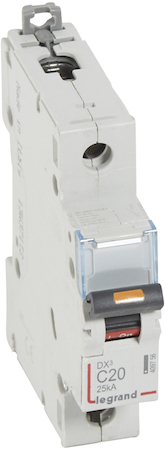 Legrand 409756 Авт.выкл.DX3 1П C20A 25кА