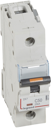 Legrand 409760 Авт.выкл.DX3 1П C50A 25кА