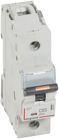 Legrand 409761 Авт.выкл.DX3 1П C63A 25kA