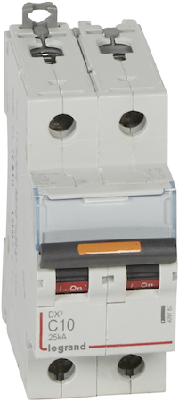 Legrand 409767 Авт.выкл.DX3 2П C10A 25кА