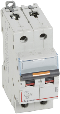 Legrand 409770 Авт.выкл.DX3 2П C25A 25кА