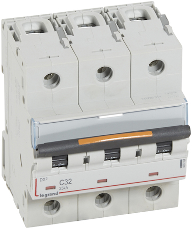 Legrand 409784 Авт.выкл.DX3 3П C32А 25кА