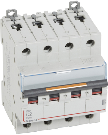 Legrand 409791 Авт.выкл.DX3 4П C2A 25кА