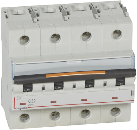 Legrand 409797 Авт.выкл.DX3 4П C32А 25кА