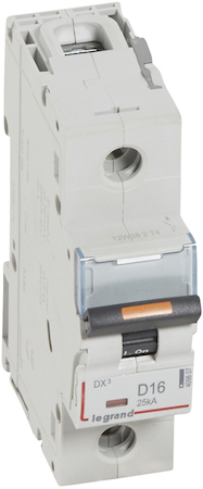 Legrand 409807 Авт.выкл.DX3 1П D16A 25кА