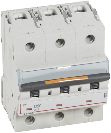 Legrand 409838 Авт.выкл.DX3 3П D50A 25кА
