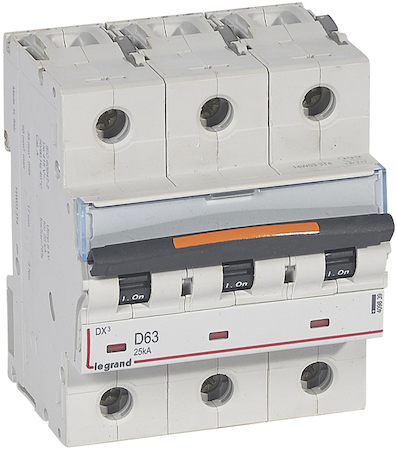 Legrand 409839 Авт.выкл.DX3 3П D63A 25kA