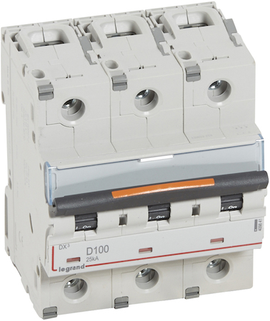 Legrand 409841 Авт.выкл.DX3 3П D100A 25кА