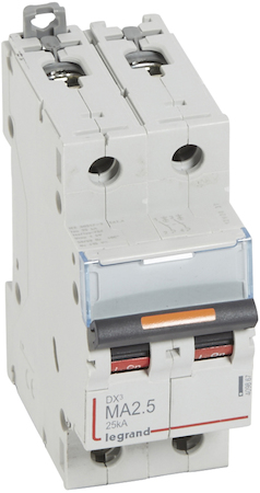 Legrand 409867 Авт.выкл.DX3 2П MA2,5A 25кА