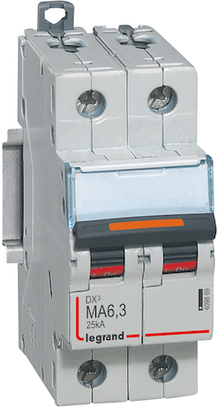 Legrand 409869 Авт.выкл.DX3 2П MA6,3A 25кА