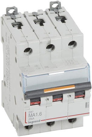 Legrand 409876 Авт.выкл.DX3 3П MA1,6A 25кА