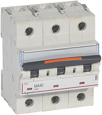Legrand 409884 Авт.выкл.DX3 3П MA40A 25кА