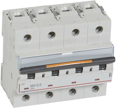 Legrand 409891 Авт.выкл.DX3 4П MA12,5A 25кА